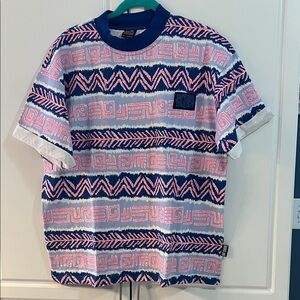 Y2K Off Shore‎ shirt pink and blue